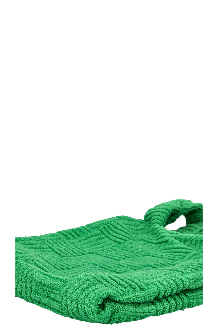 BOTTEGA VENETA Terry Cloth Tote Bag Parakeet
