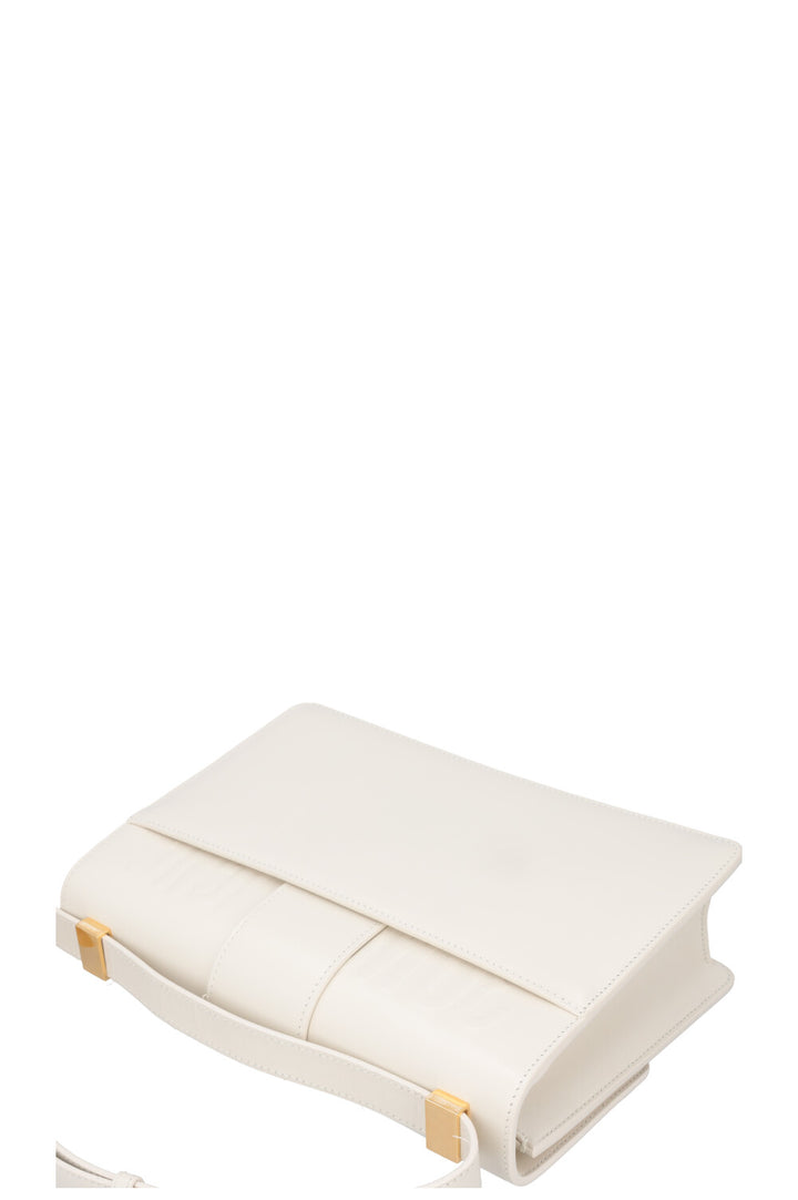 CHRISTIAN DIOR 30 Montaigne Bag Leather White