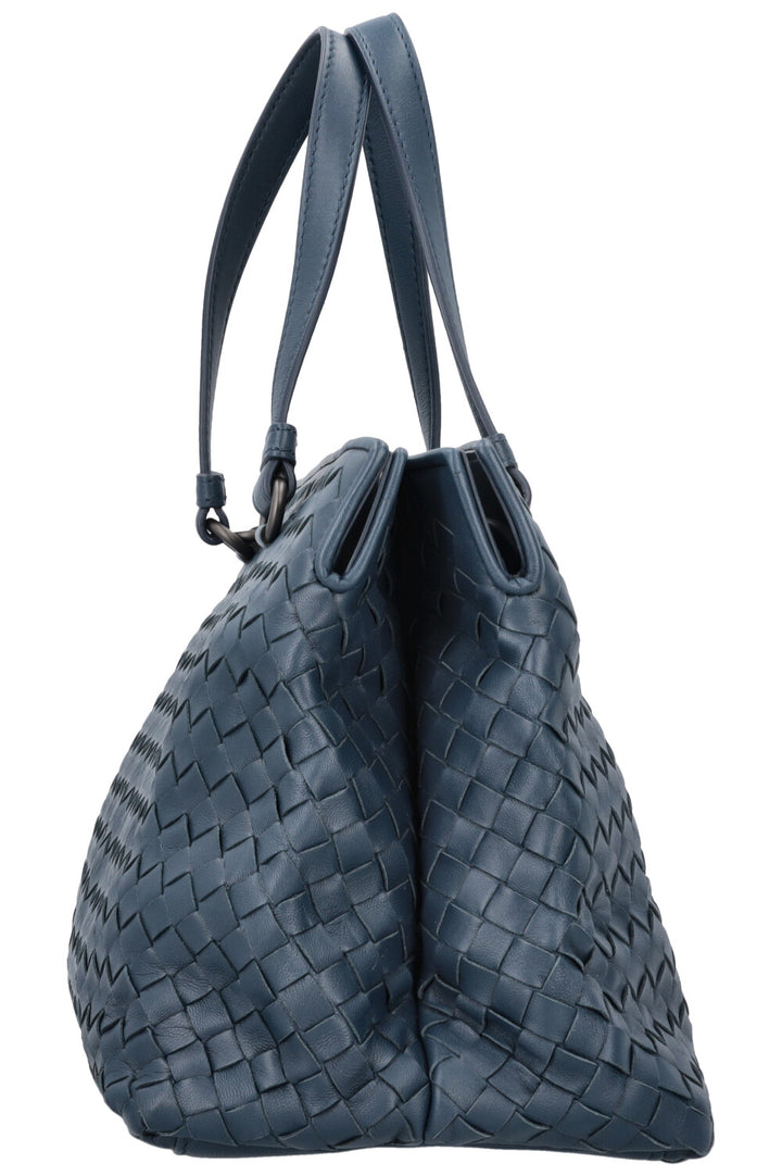 BOTTEGA VENETA 2Way Intrecciato Tote Bag Blue