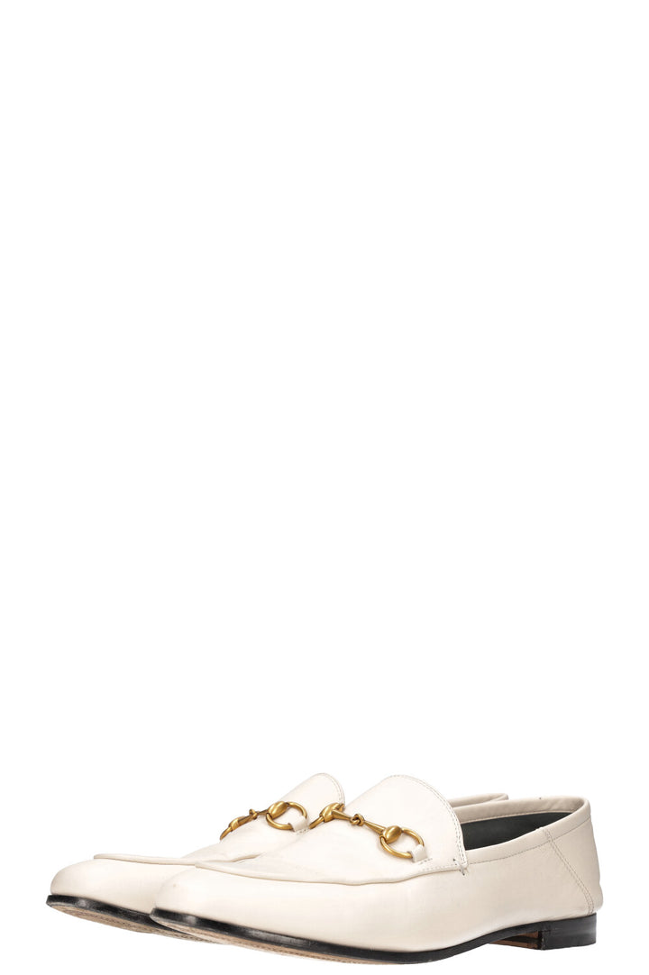 GUCCI Jordaan Flats White