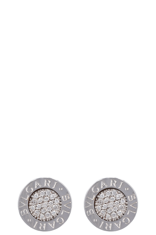 BVLGARI Earrings 18K White Gold with Diamond