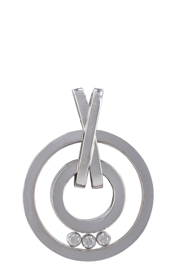 CHOPARD Happy Diamond Pendant 18k White Gold