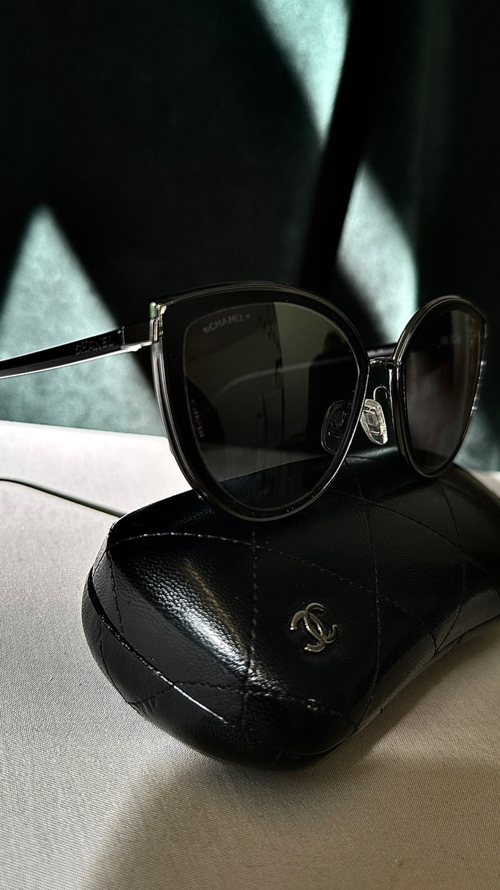 CHANEL Sunglasses 4222 Silver