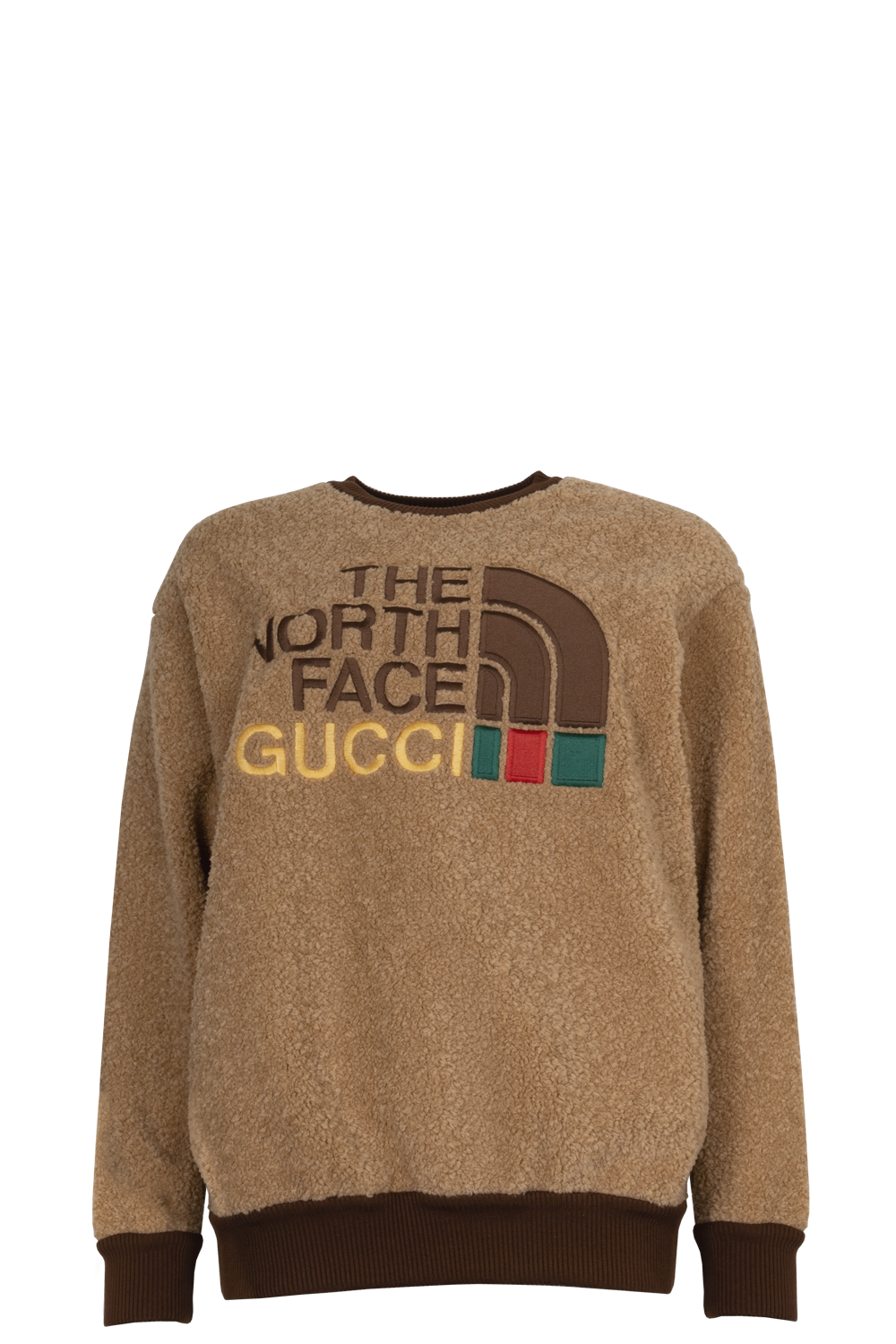 GUCCI x North Face Teddy Sweater Brown