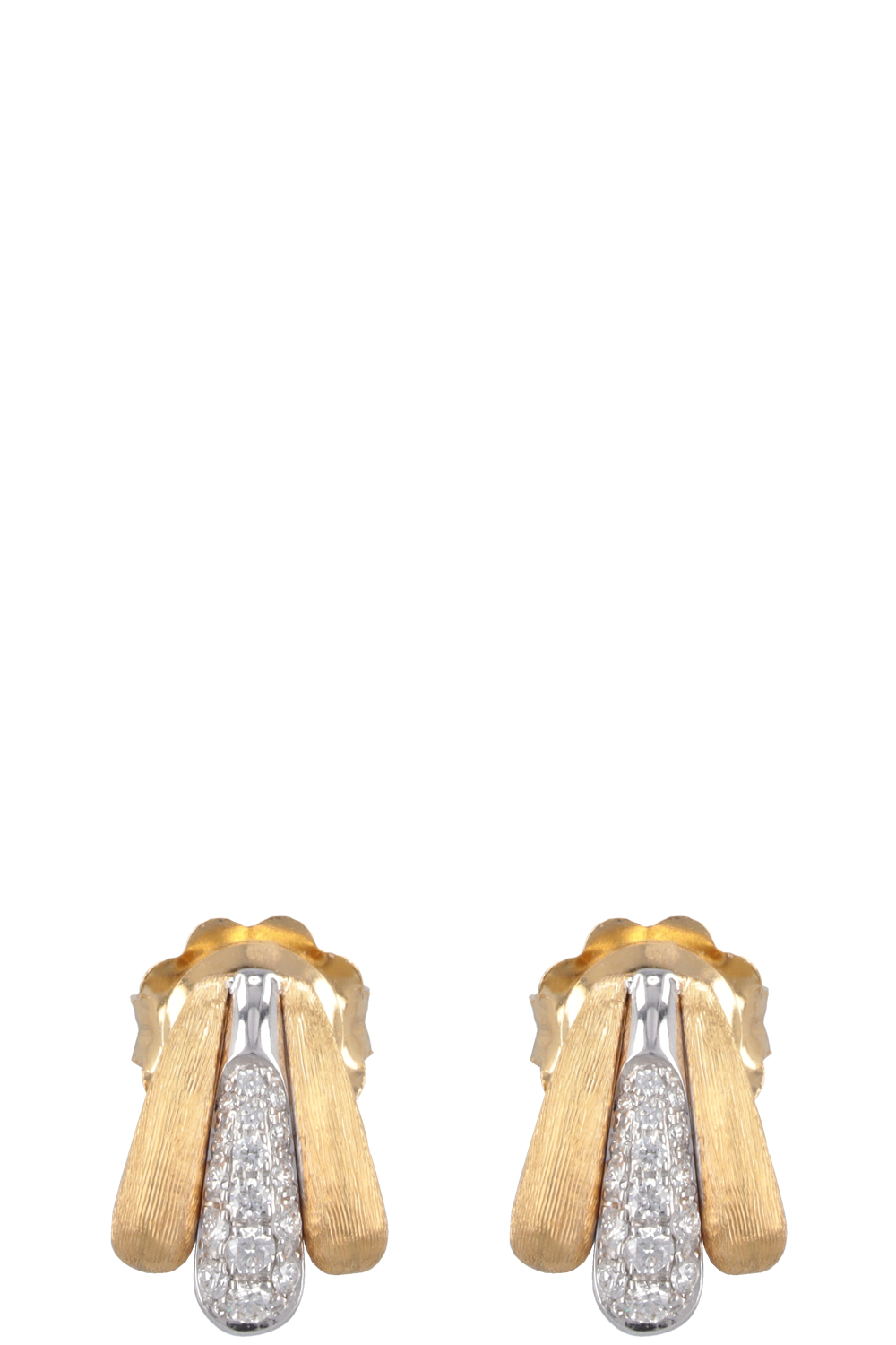 MARCO BICEGO Lucia Stud Earrings 18k YellowGold Diamonds