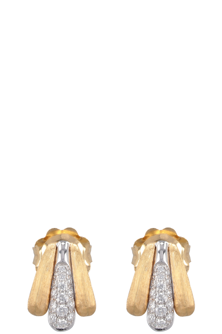 MARCO BICEGO Lucia Stud Earrings 18k YellowGold Diamonds