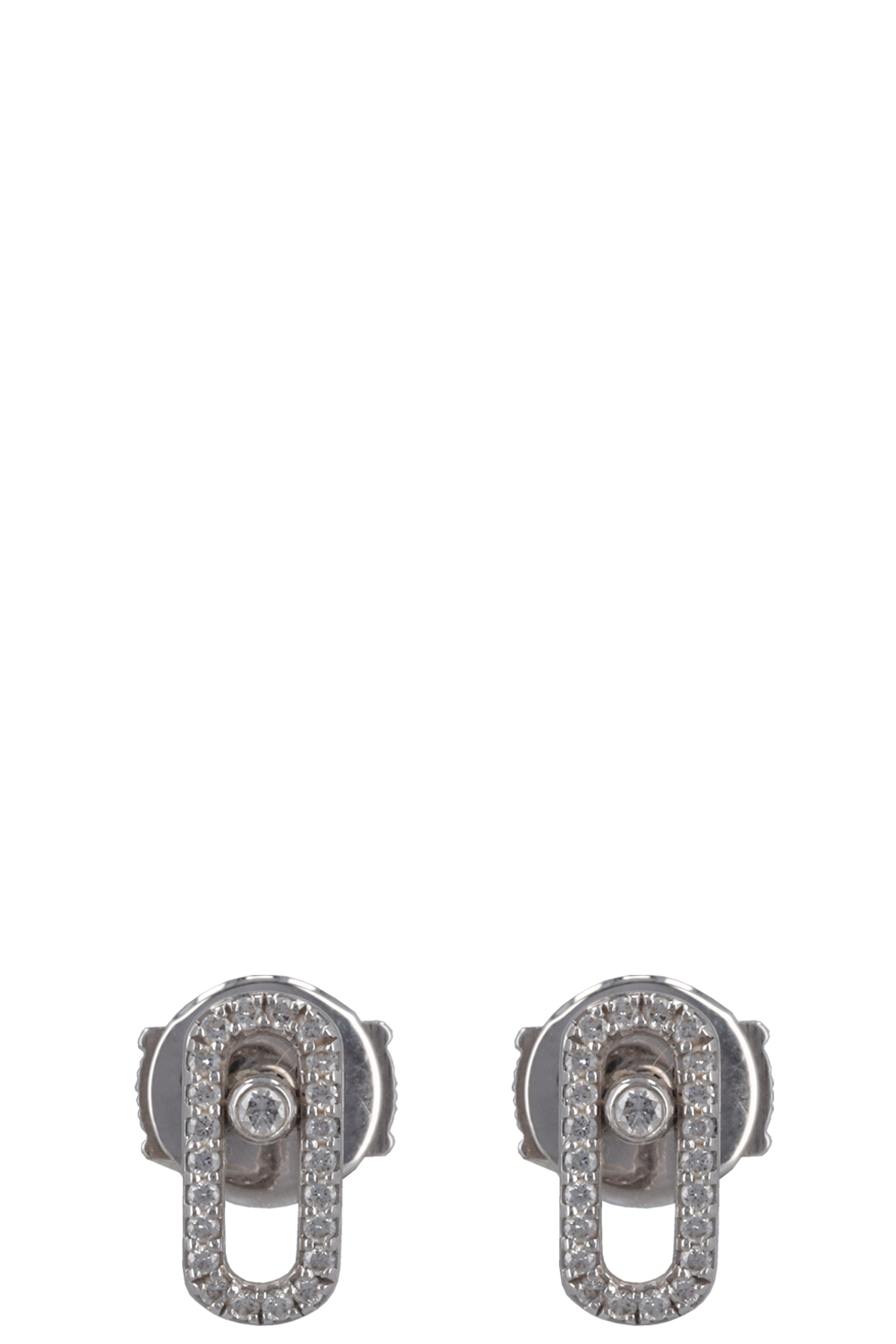 MESSIKA Move Uno Earrings 18kt White Gold Diamonds