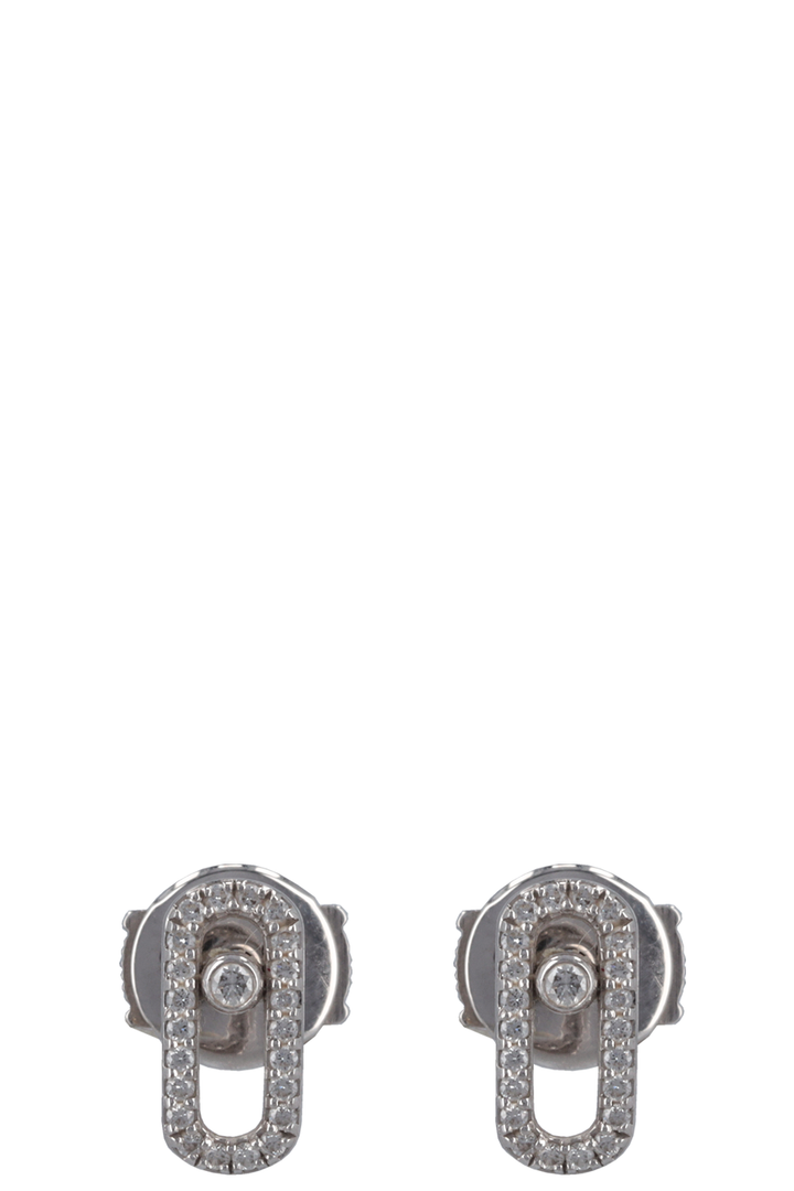 MESSIKA Move Uno Earrings 18kt White Gold Diamonds