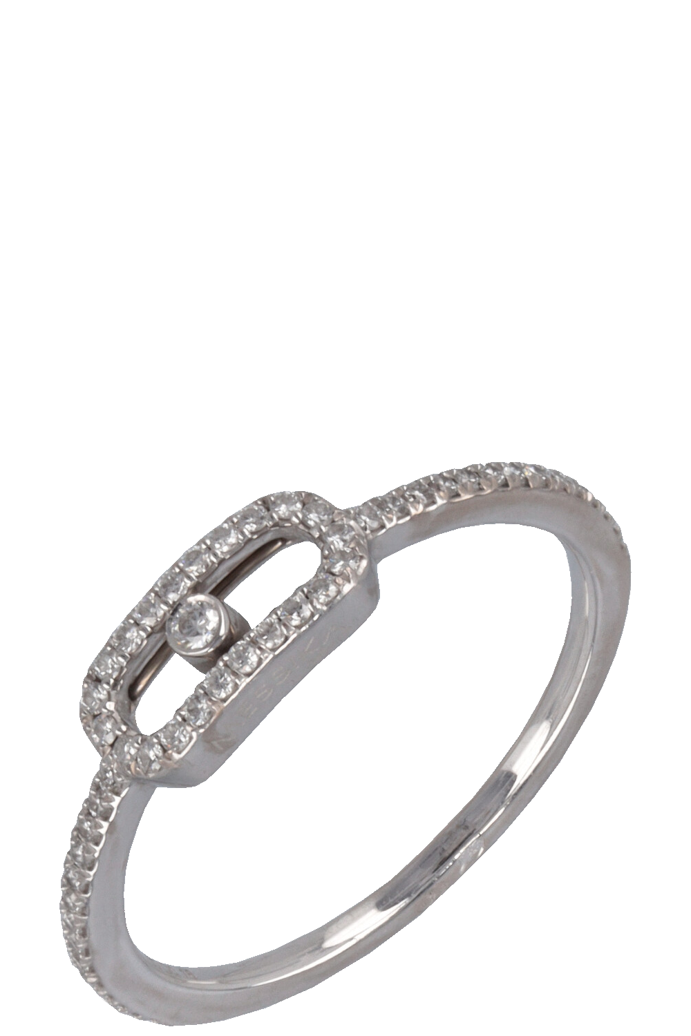 MESSIKA Move Uno Pavé Ring 18kt White Gold Diamonds