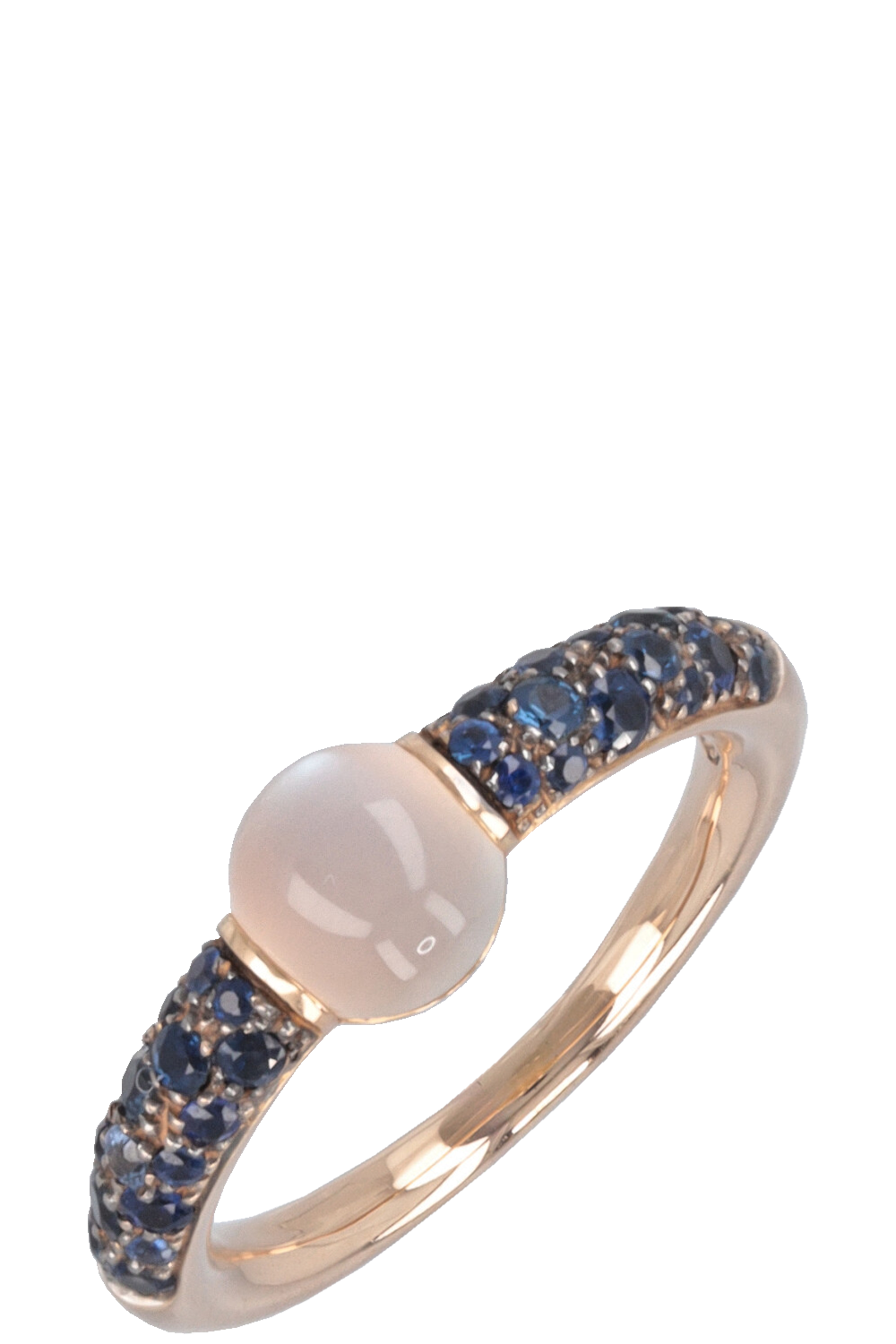 POMELLATO M'ama Non M'ama Moonstone Ring Rose Gold