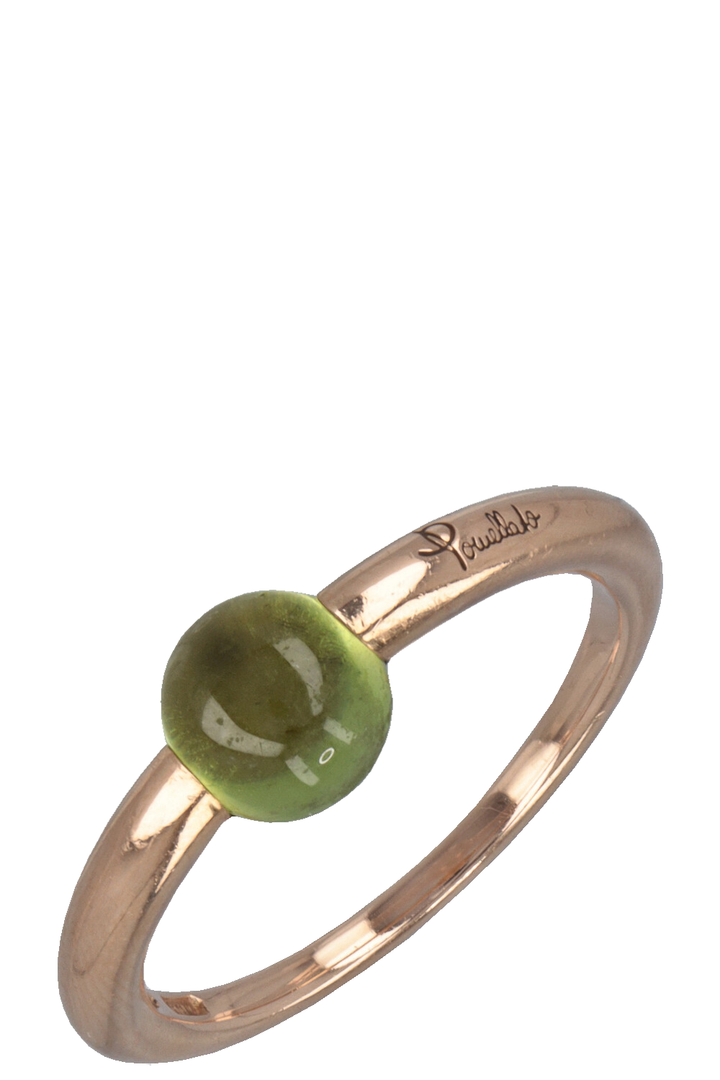 POMELLATO M'ama Non M'ama Ring 18k Rose Gold Peridot