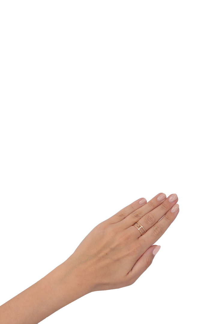 TIFFANY&CO. Atlas Open Ring 18k Rose Gold
