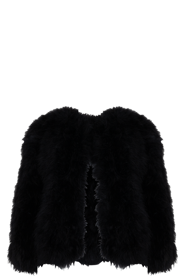 VALENTINO Jacket Turkey Feather Black