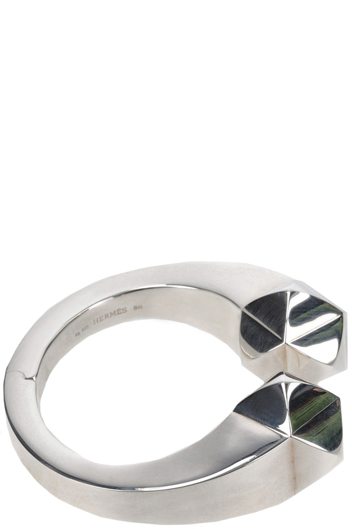 HERMÈS Medor Clou Clic Cuff Silver