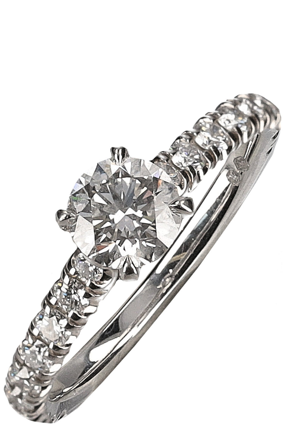 CARTIER Solitaire 1895 Ring Platinum Diamonds