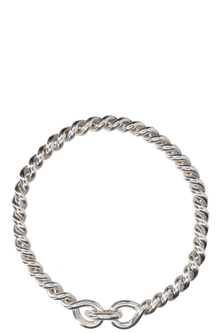 HERMÈS Torsade Medium Choker Silver