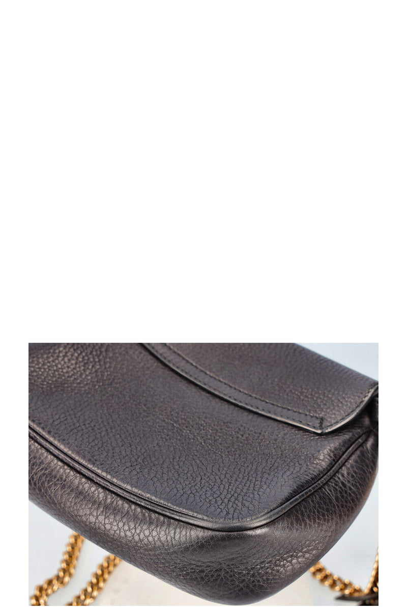 GUCCI Disco Soho Flap Bag Small Black