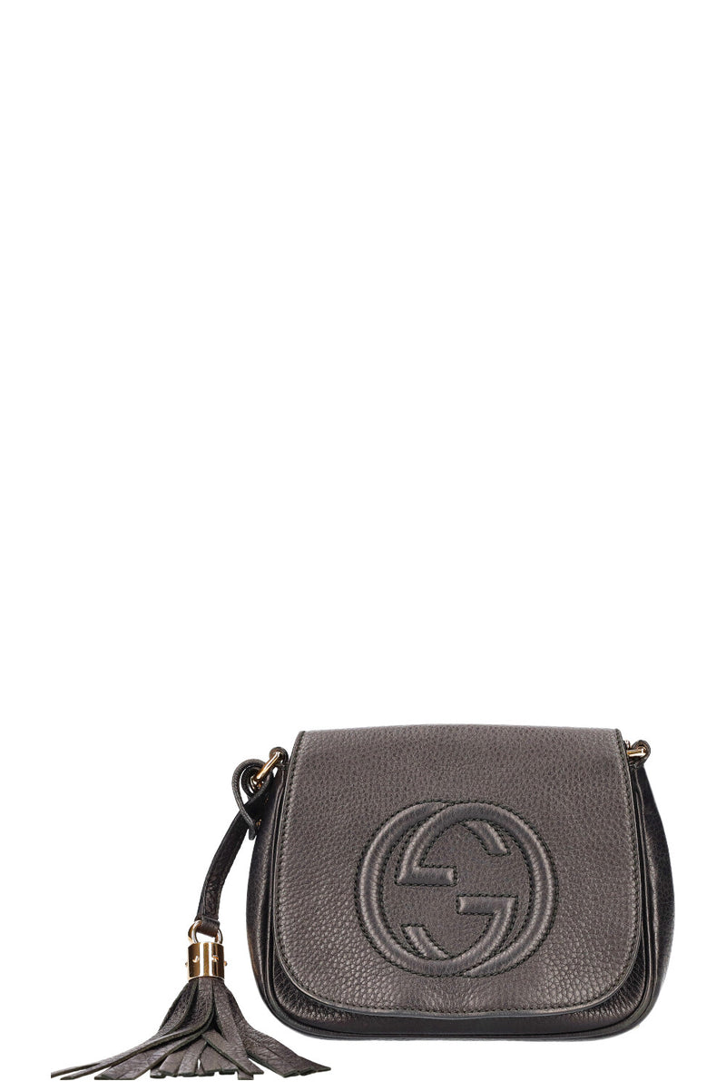 GUCCI Disco Soho Flap Bag Small Black