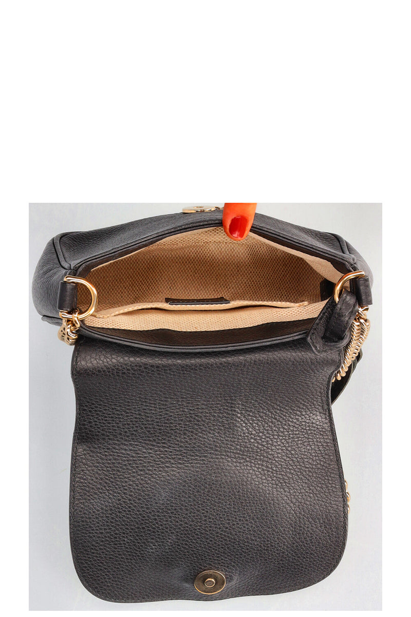 GUCCI Disco Soho Flap Bag Small Black