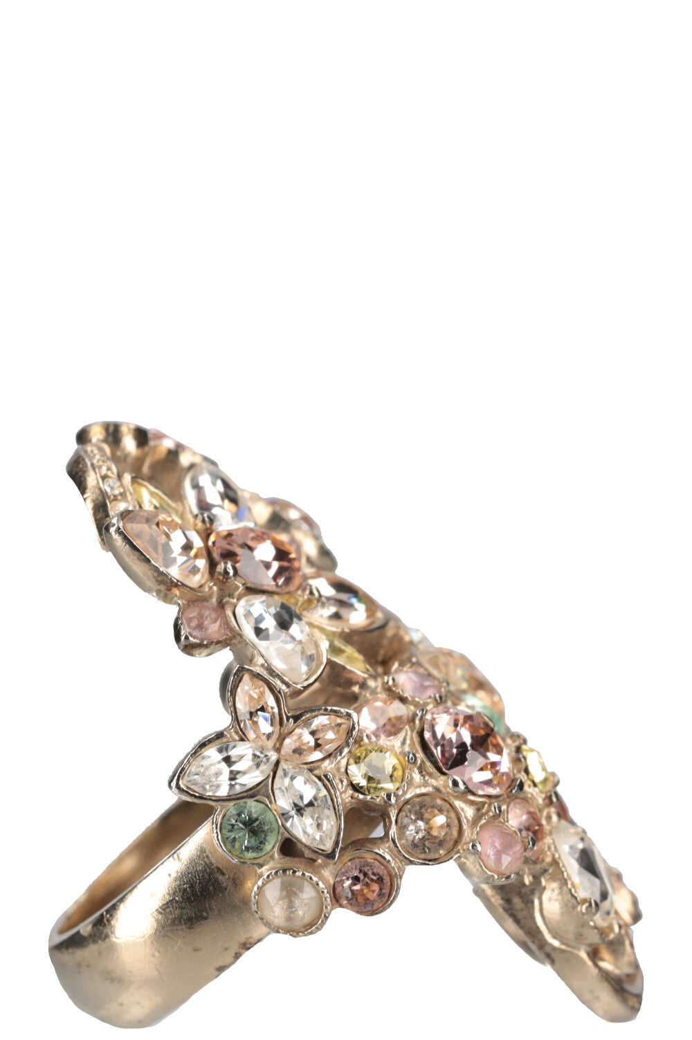 CHANEL Cruise 16 Floral Crystal Ring