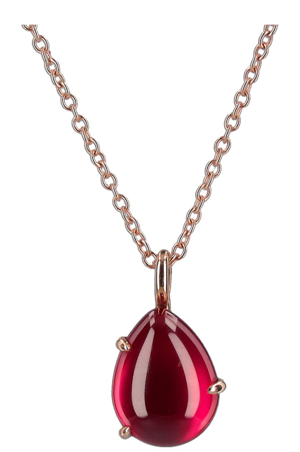 POMELLATO Collier Rouge Passion Or Rose &amp; Rubis Synthétique