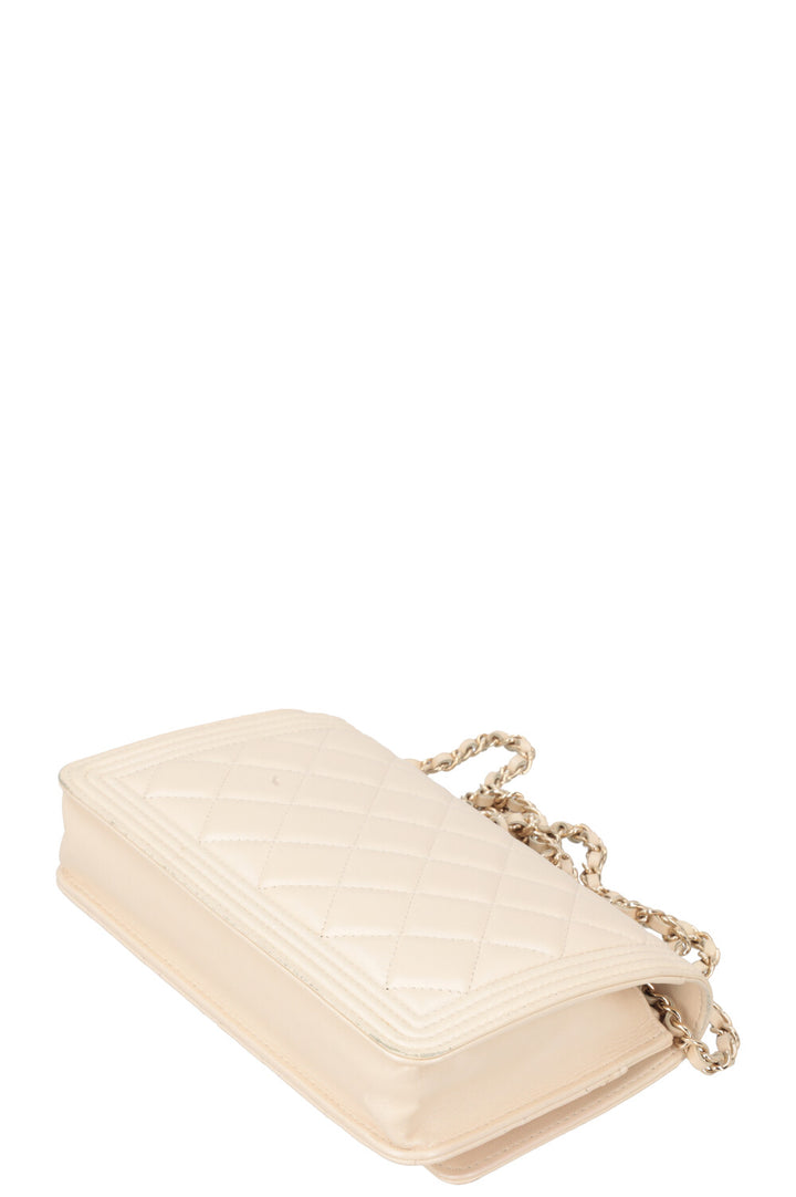 CHANEL Boy WOC Pearl Ivory