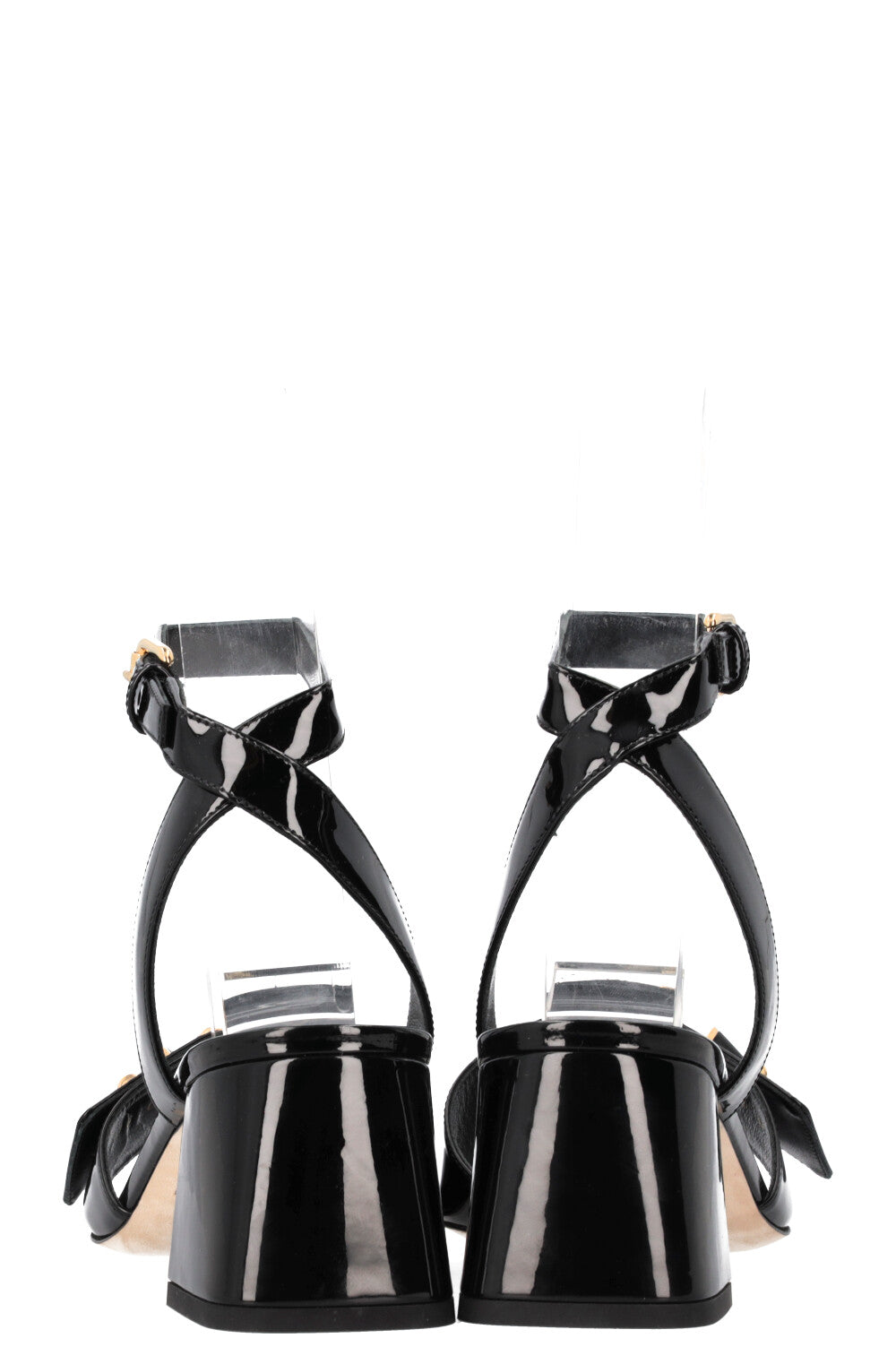 LOUIS VUITTON Shake Sandal Black Patent