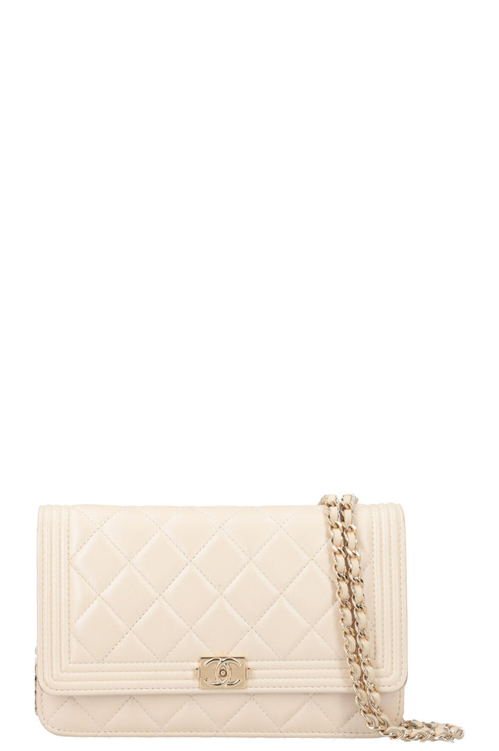 CHANEL Boy WOC Pearl Ivory