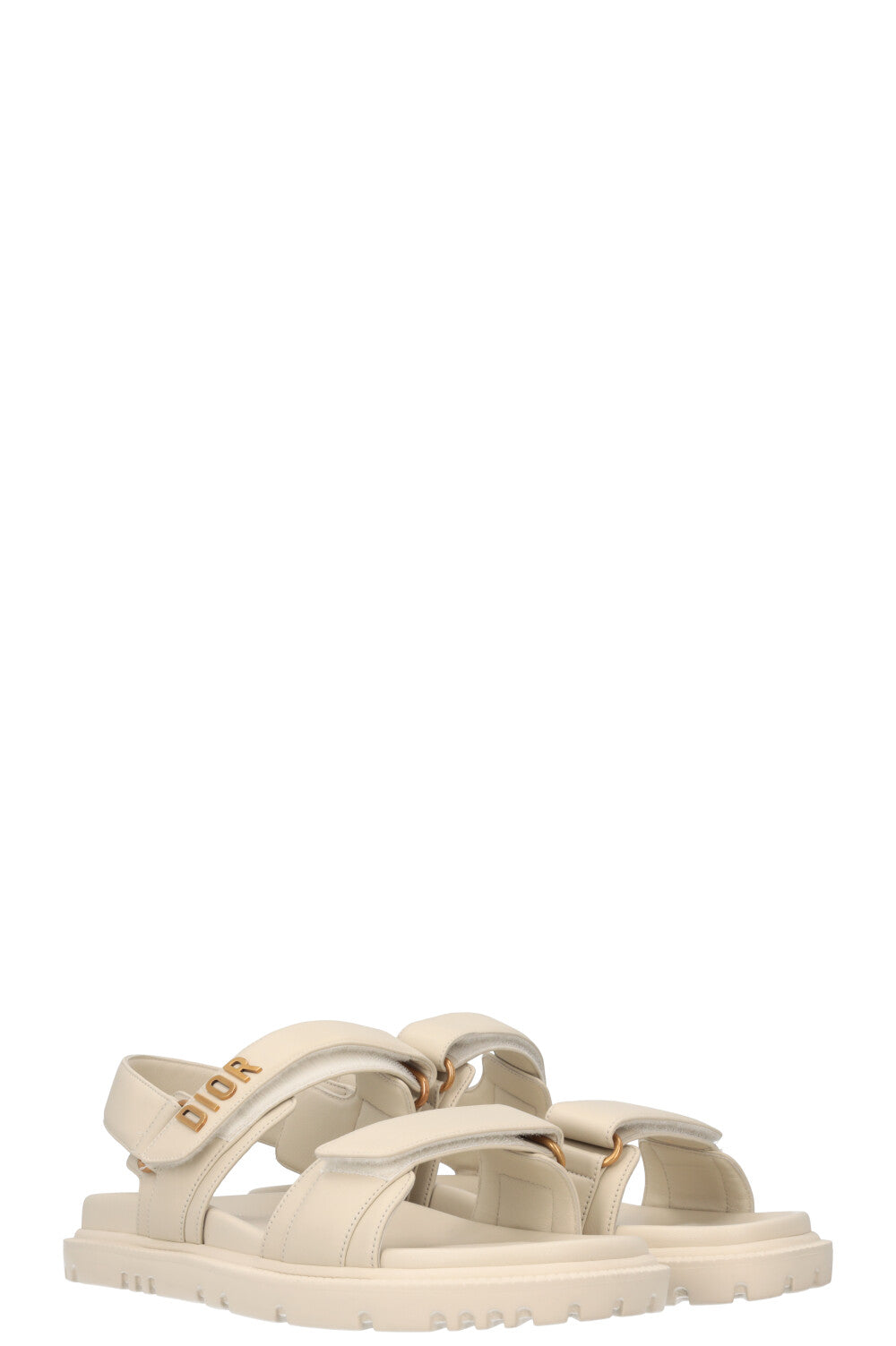 CHRISTIAN DIOR Dioract Sandals Off White