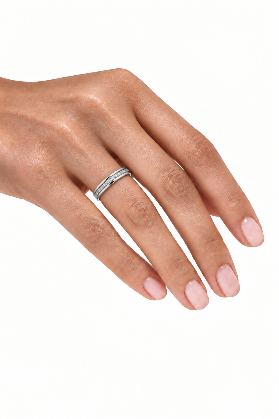 BVLGARI B.Zero1 Ring 18k White Gold Diamonds