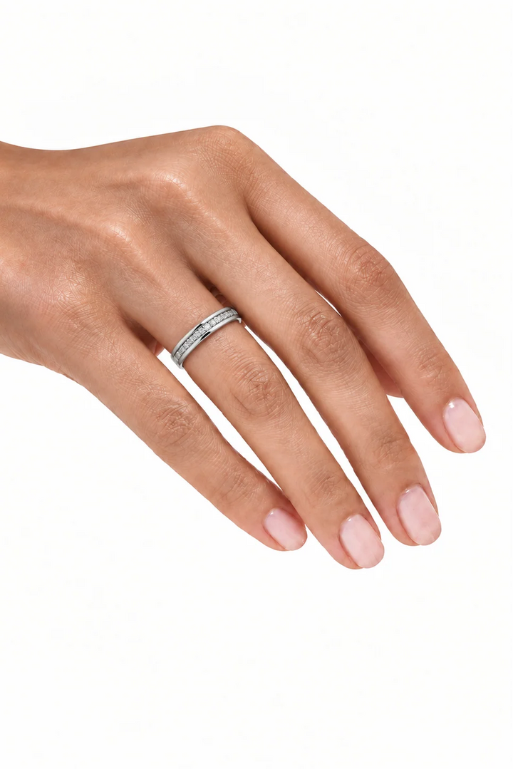 BVLGARI B.Zero 1 Ring 18k White Gold Diamonds