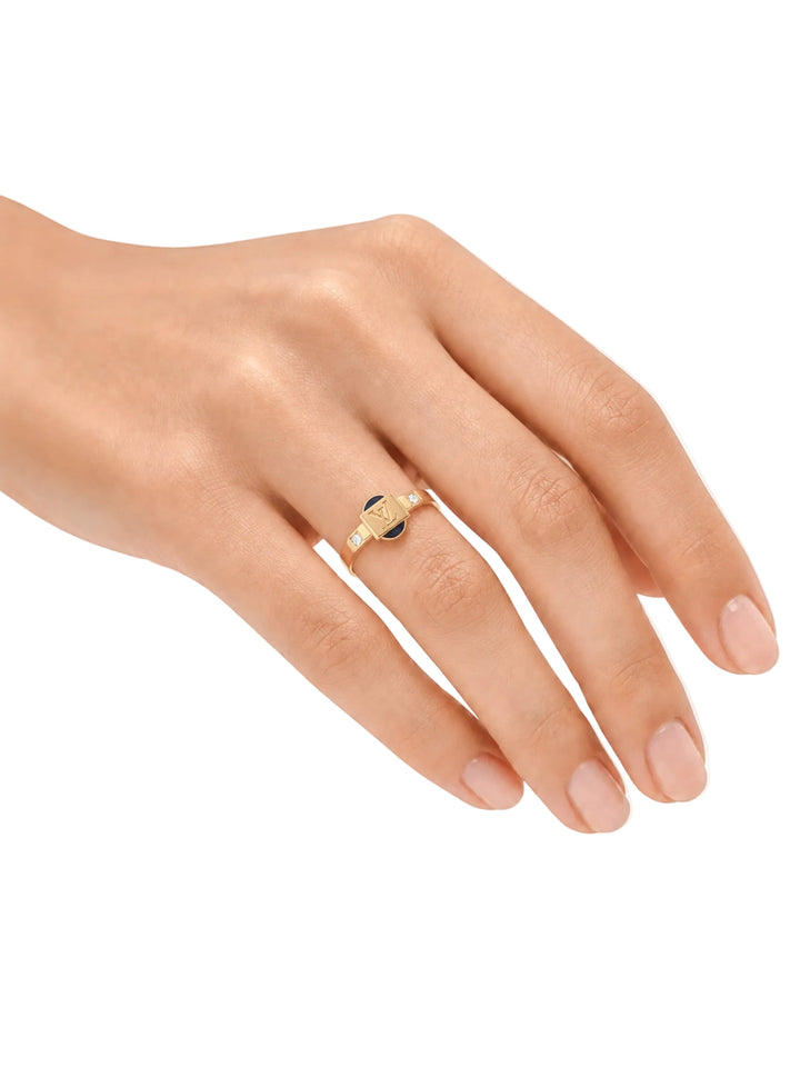 LOUIS VUITTON Gamble Ring Purple