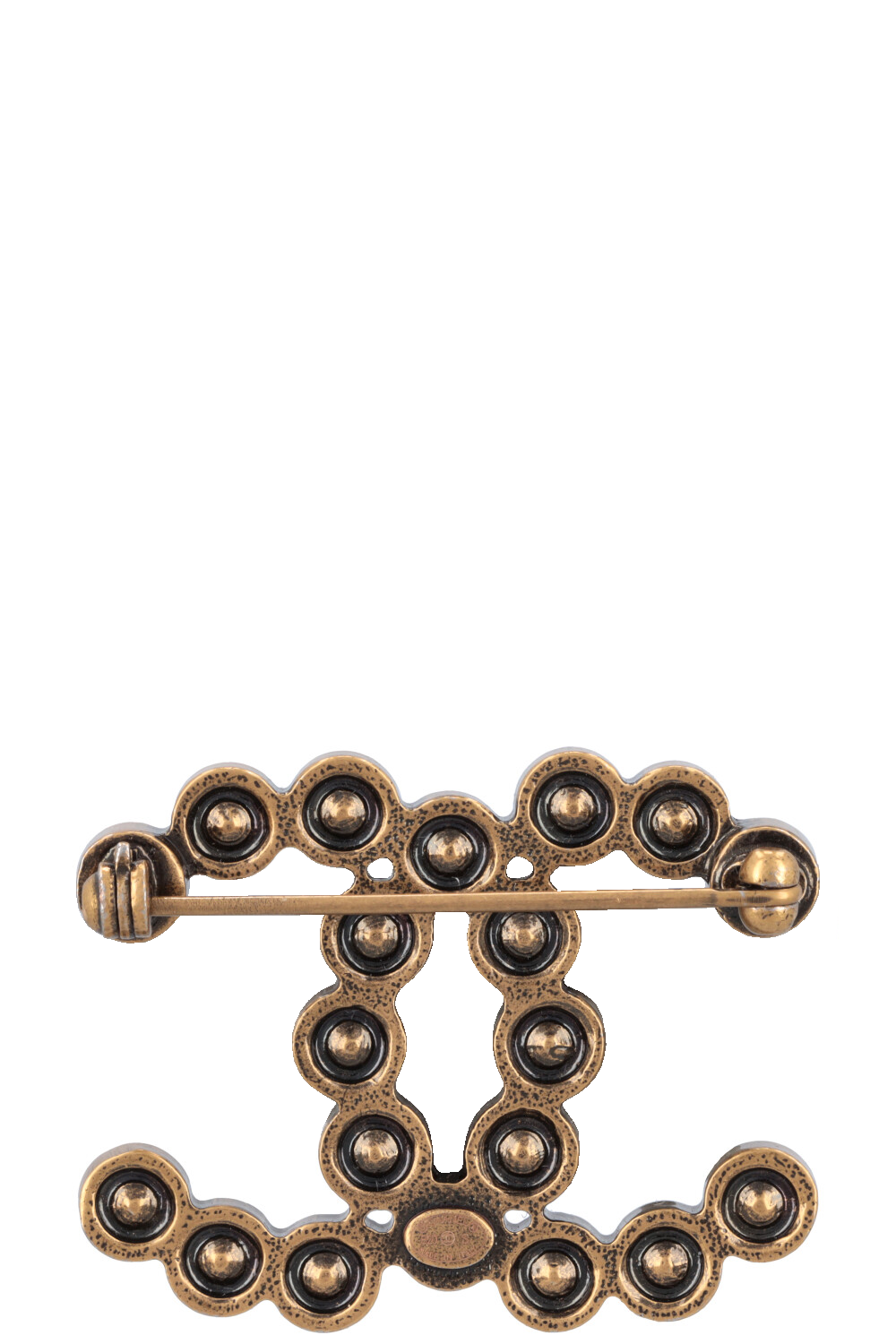 CHANEL 2020 CC Brooch Crystals Gold – REAWAKE