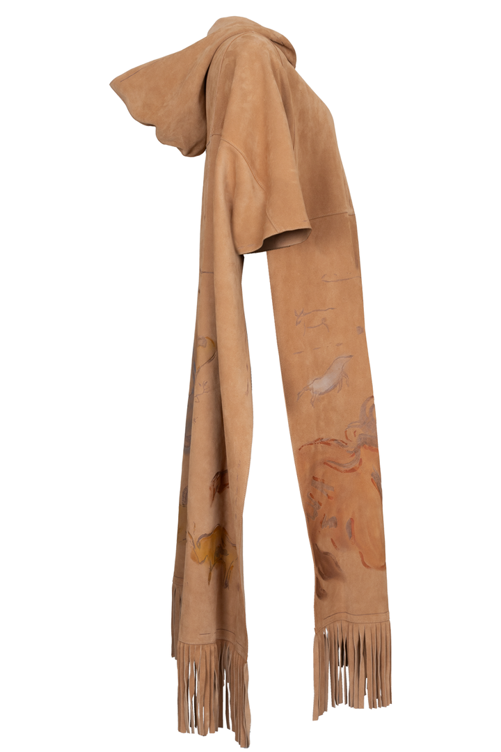 CHRISTIAN DIOR Resort 2018 Leather Coat Camel