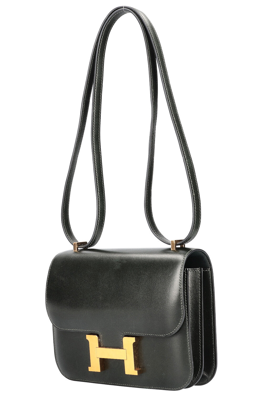 ✨HERMES Constance ビッグHロゴ リバーシブル メンズ 黒 83 ✨HERMES