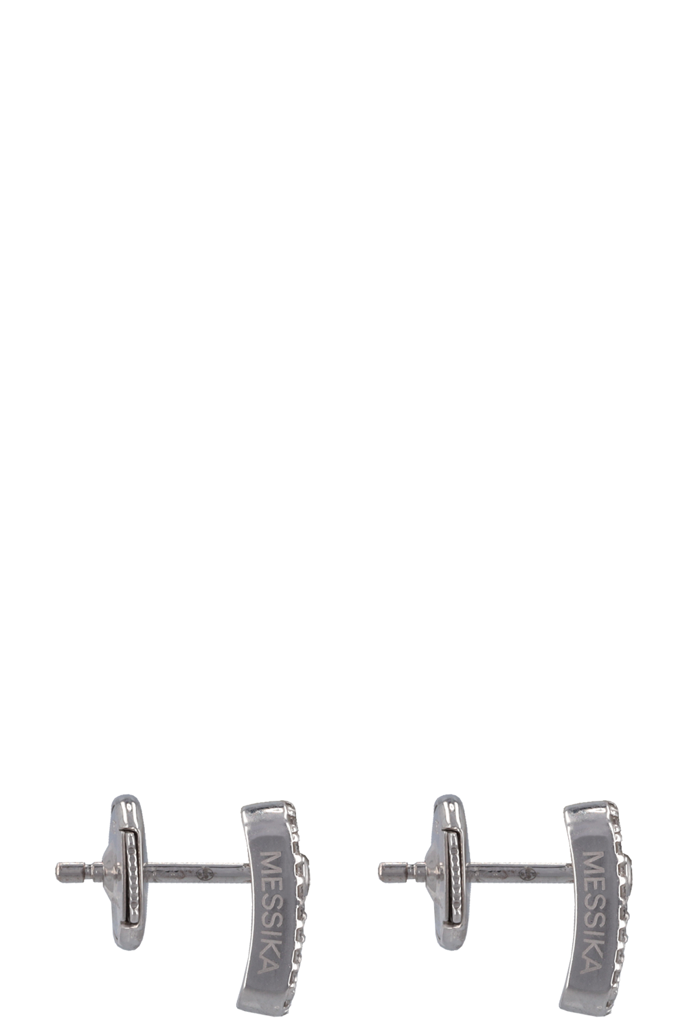 MESSIKA Move Uno Earrings 18kt White Gold Diamonds