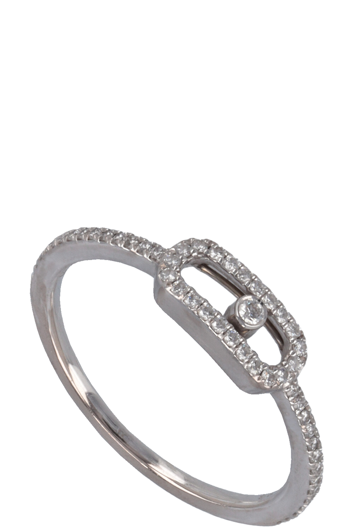 MESSIKA Move Uno Pavé Ring 18kt White Gold Diamonds