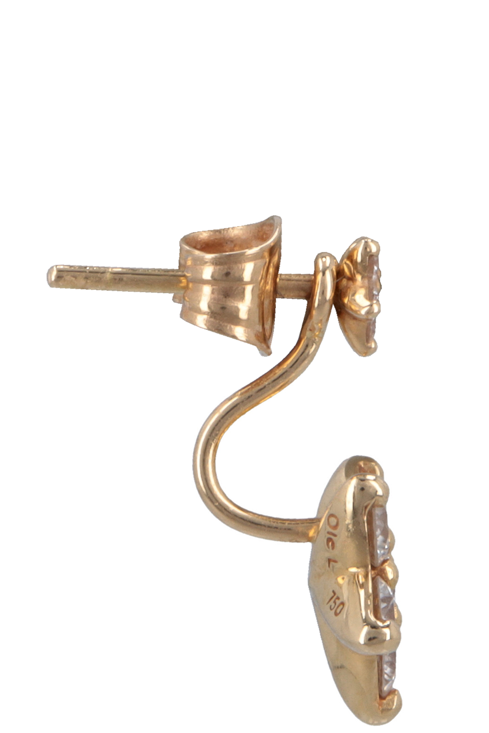 OLE LYNGGAARD Shooting Star Earring and Pendant 18k Yellow Gold Diamonds