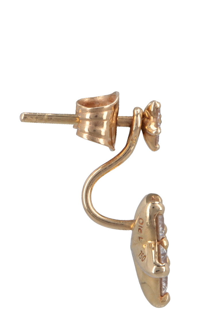 OLE LYNGGAARD Shooting Star Earring and Pendant 18k Yellow Gold Diamonds