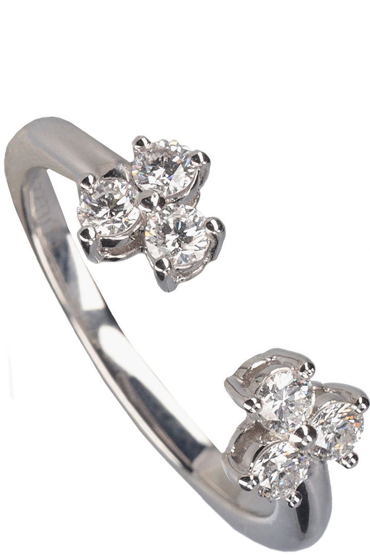 TIFFANY&CO Aria Open Ring Platin Diamonds