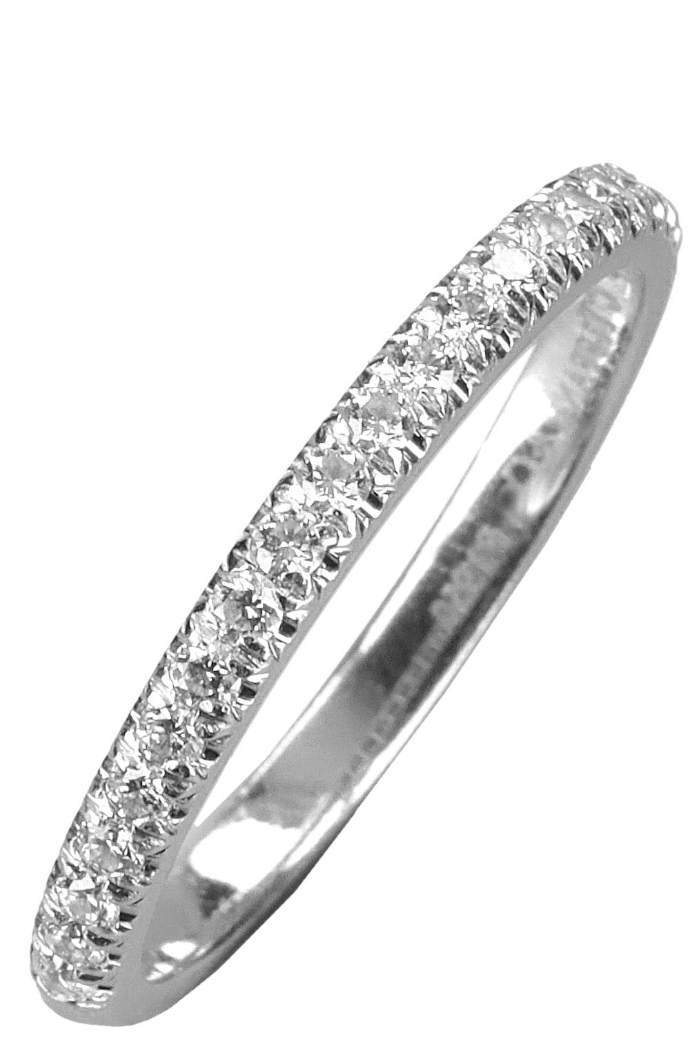 TIFFANY&CO Soleste Half Eternity Ring Platinum Diamonds