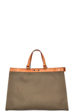 FENDI Peekabo X Tote Canvas Green