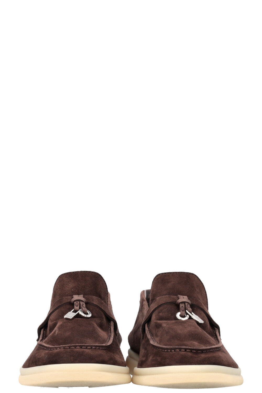 LORO PIANA Summer Charm Walk Suede Chocolate