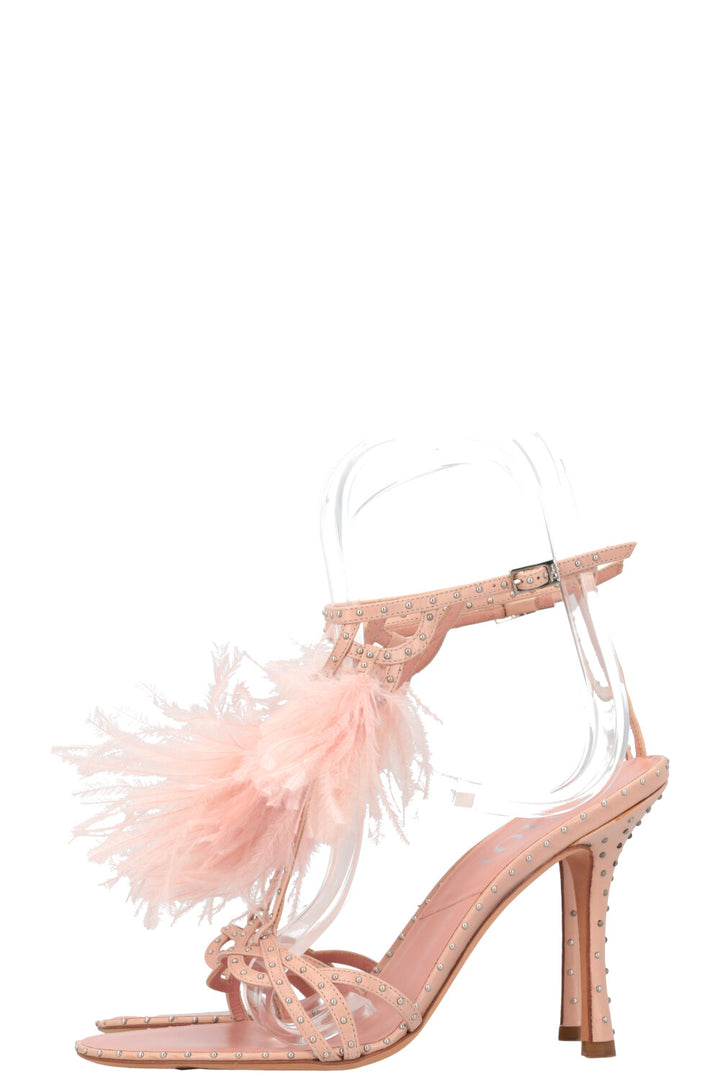 CHRISTIAN DIOR Heels with Feathers