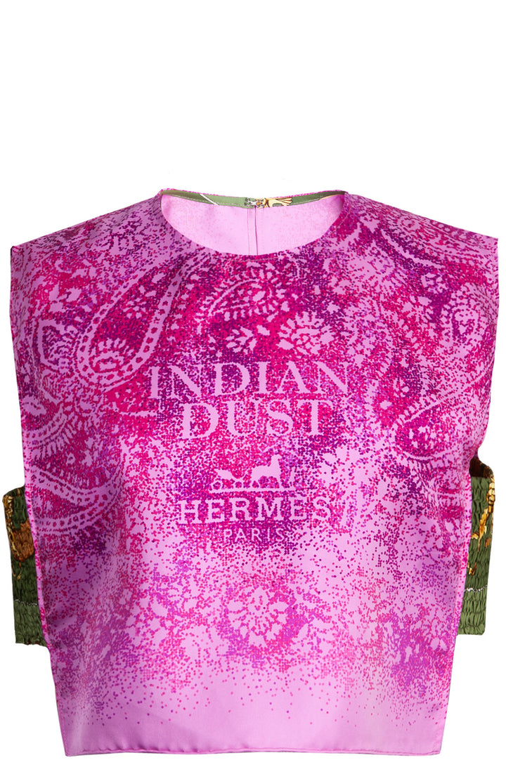 REAWAKE ATELIER Hermès Top Silk Indian Dust