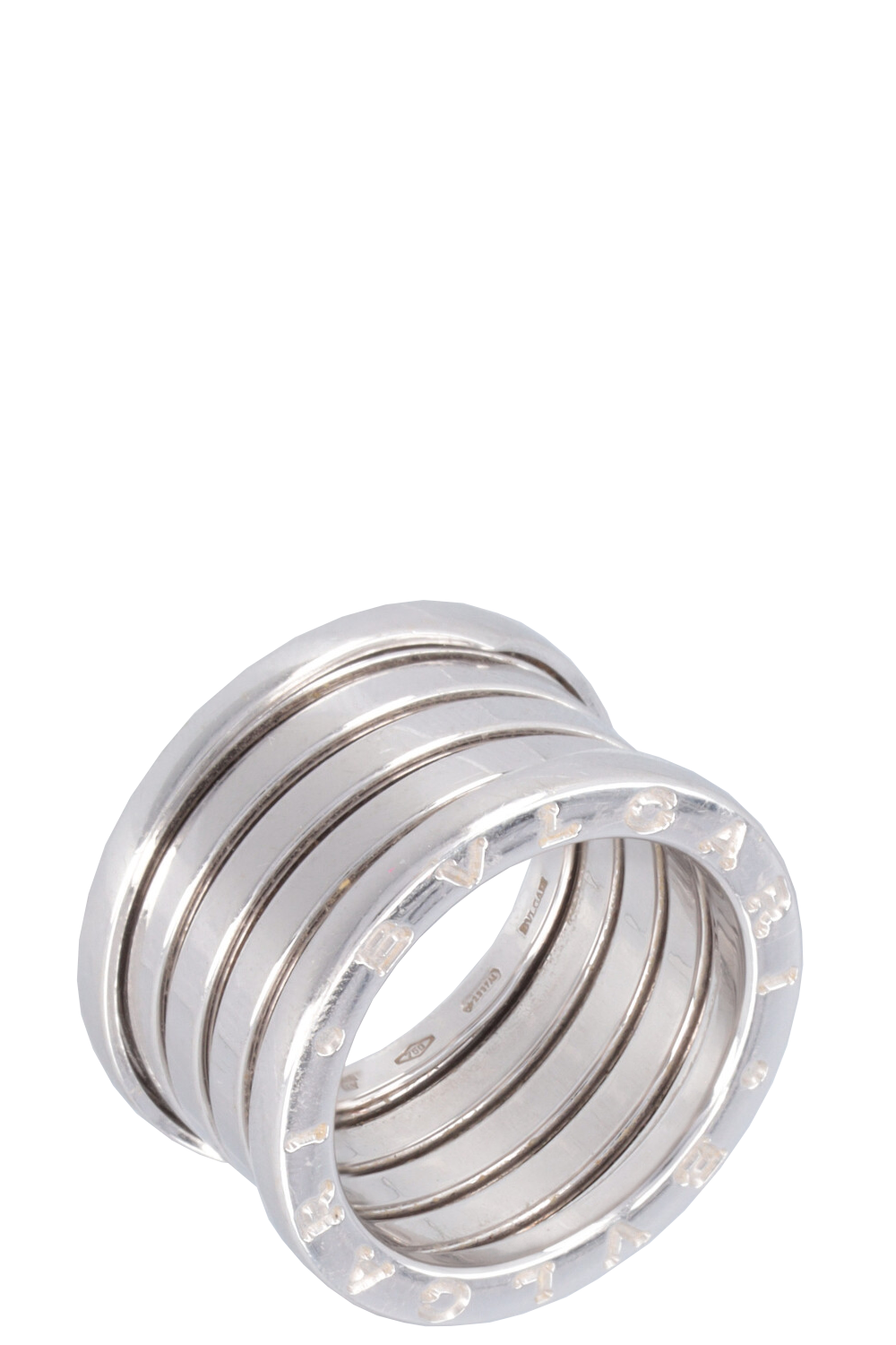 BULGARI B.Zero1 Ring 4 Band 18k White Gold