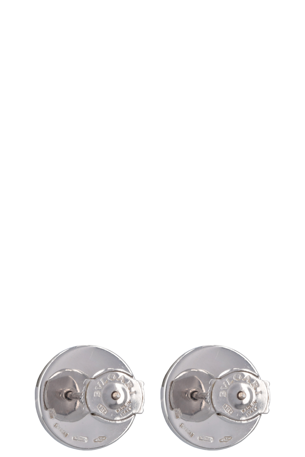BVLGARI Earrings 18K White Gold with Diamond