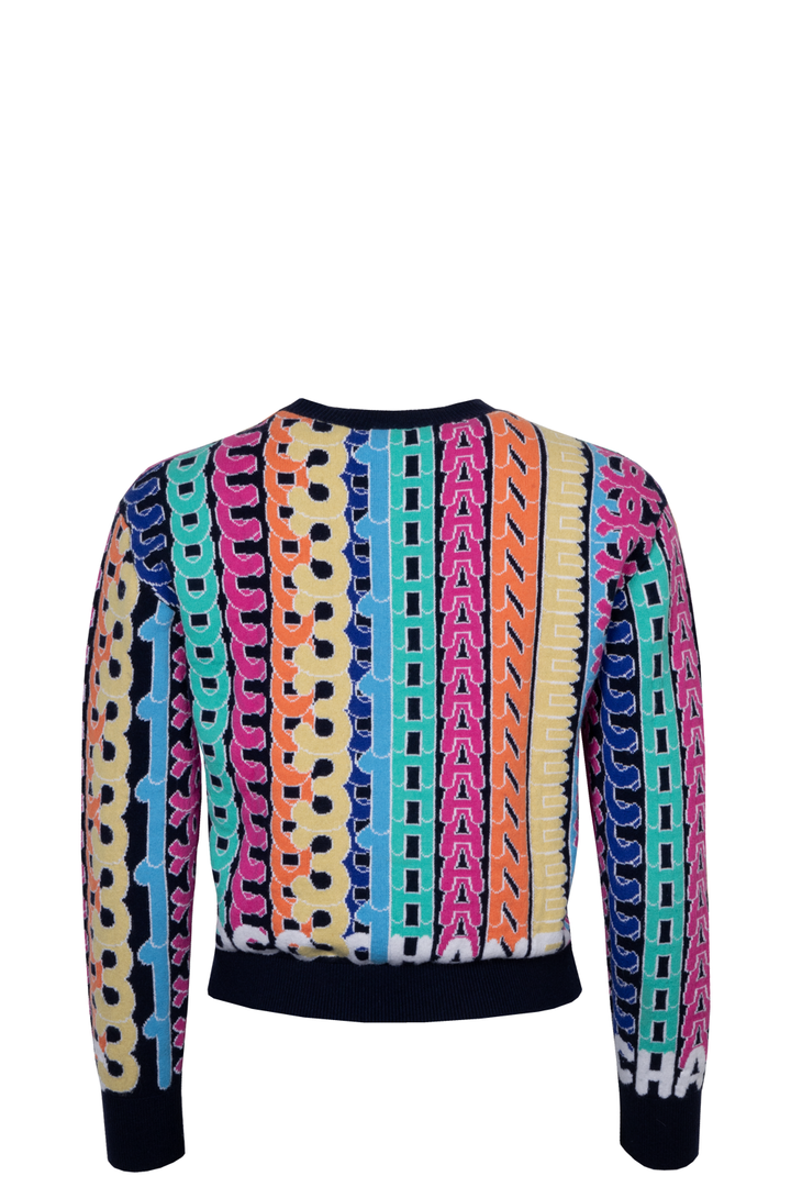 CHANEL 2021 Rainbow Logo Knit Multicolor