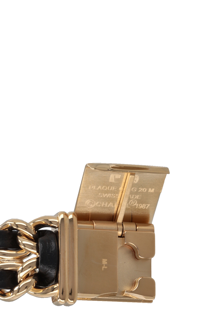CHANEL Premiere Watch Gold Black