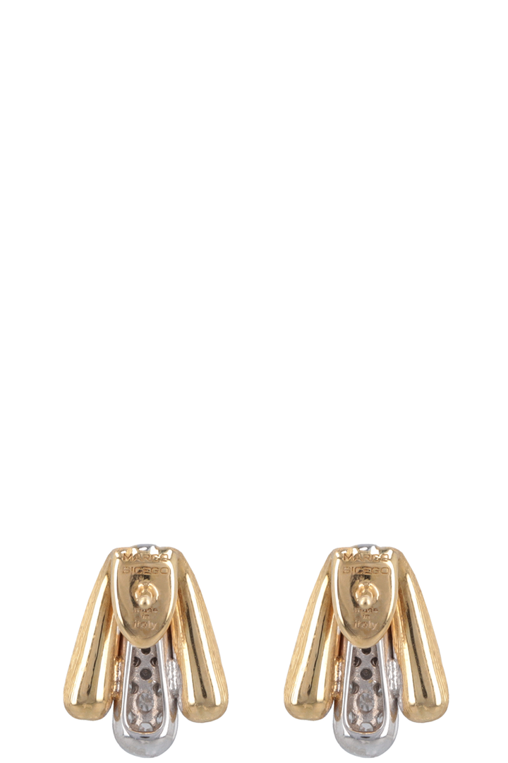 MARCO BICEGO Lucia Stud Earrings 18k Yellow Gold Diamonds